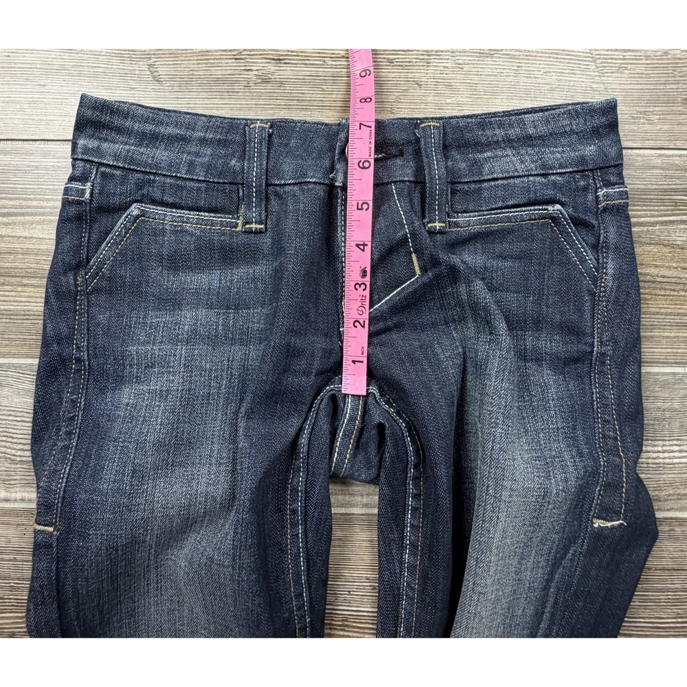 Anoname Lisa Bootcut Jeans Size 25 FITS 28x34  Blue Denim Festival Boho - Picture 11 of 14